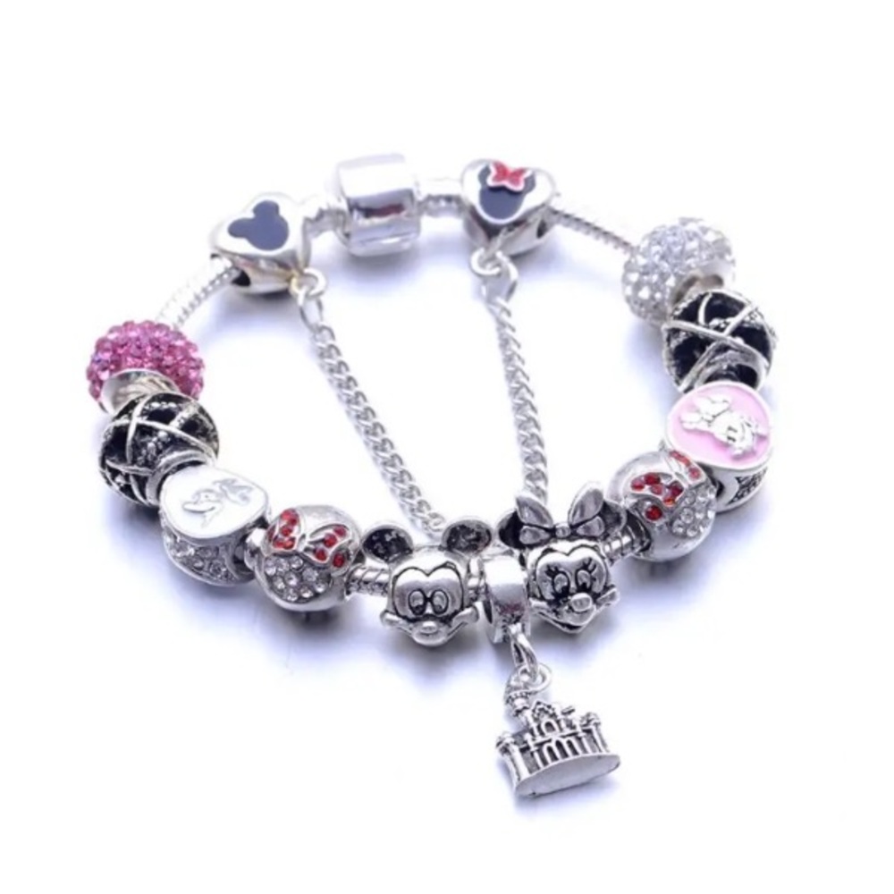 Mickey and Minnie charm bracelet